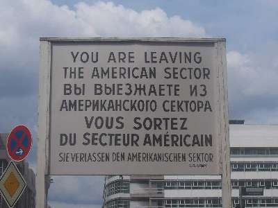 Checkpoint Charlie Sign